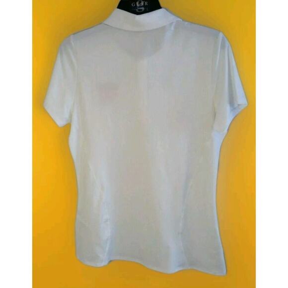 Under Armour Virginia Tech Hokies women's medium athletic golf polo Cr6 Heatgear - Picture 3 of 4